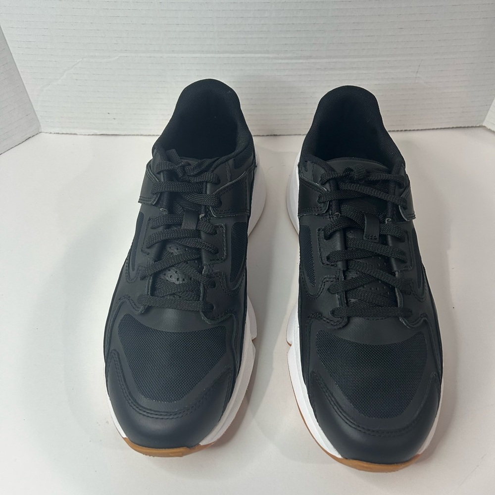 UA Forge 96 Leather Reissue, Size 10/11 and Color Black/White (3027719-004). - Picture 5 of 9
